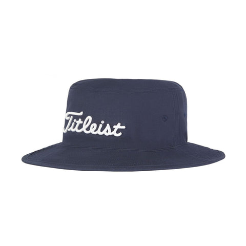 Hut Nantucket Cotton Stripe Bucket Adjustable Weiß
