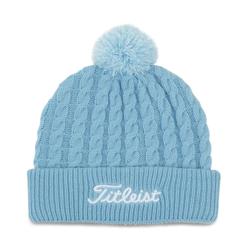Cable Knit Pom Pom