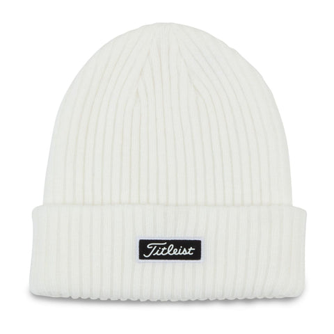 Titleist Haube Charleston Cuff Knit Weiß/Schwarz