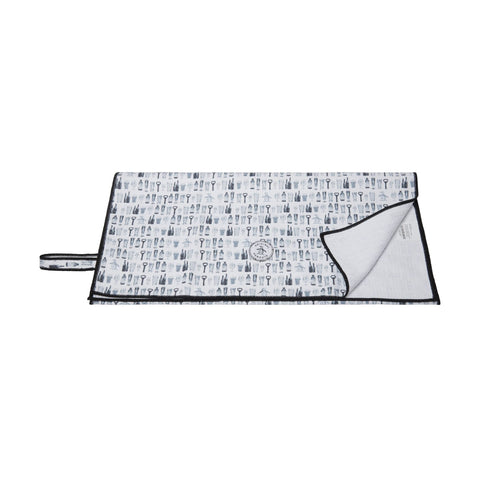 Tropical Postcard Waffel Bright White