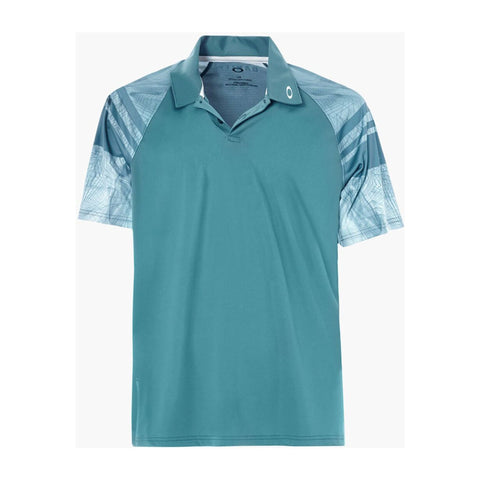 Polo Aero Sleeve Graphic Grün