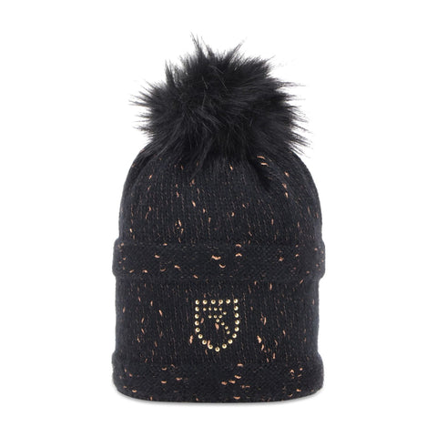 W Wollow Haube Schwarz One Size