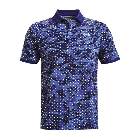 Iso-Chill Penta Dot Polo Regal/Halo Gray
