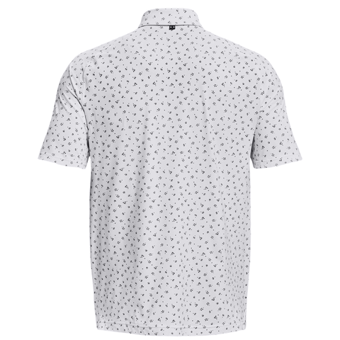 Polo Kurzarm Iso-Chill Floral Dash Weiss Herren