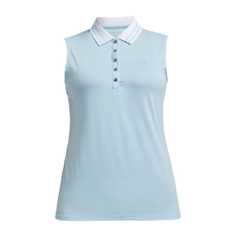 Stripe SL Polo Cool Blue