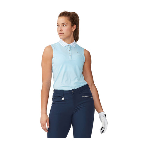 Stripe SL Polo Cool Blue