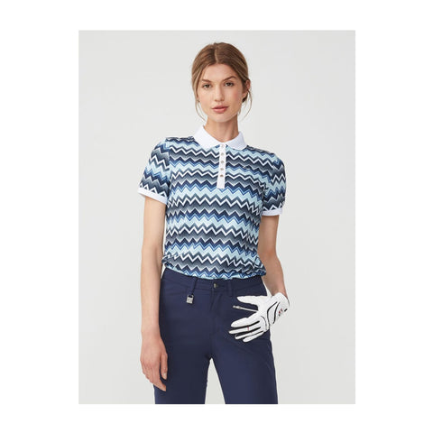 Element Polo Zigzag Blue