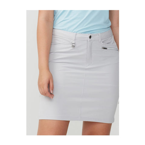 Skort Comfort Stretch Silber Gray