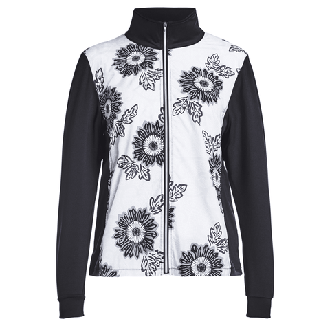 Jacke Swing Schwarz Massai Flower