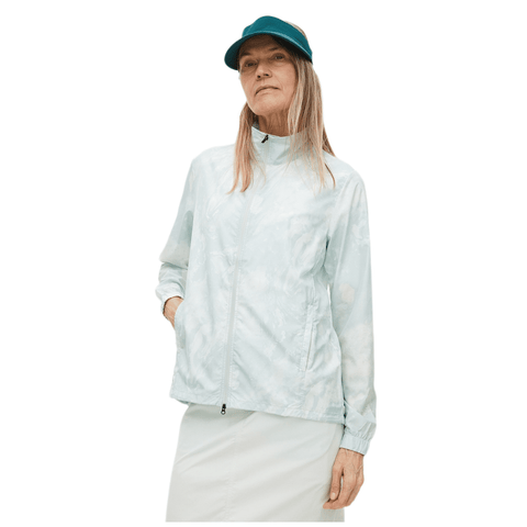 W Wind Jacket Packable Algal Bloom Seafoam