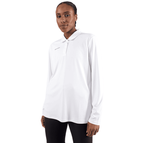 Lynn Golf Polo Langarm Weiß Damen