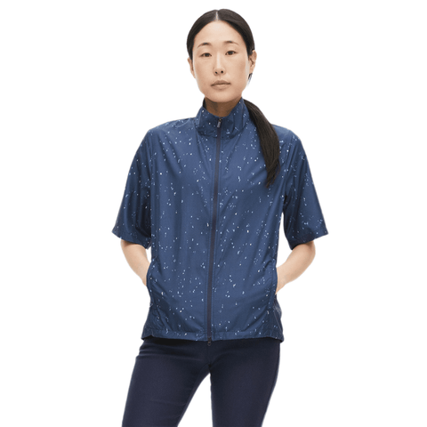 W Wind SS Packable Navy Micro Spot