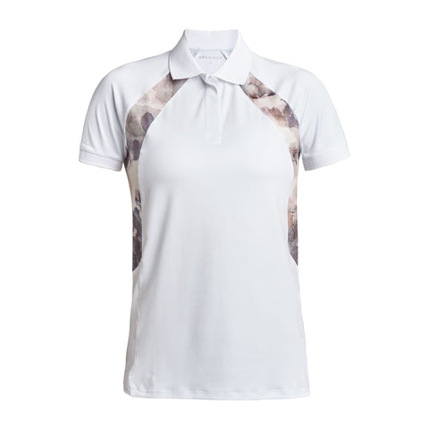 W Sophie SS Polo Nude Aqurelle