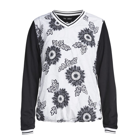 Pullover Swing Schwarz Massai Flower
