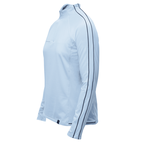 Serena Golf Layer Half Zip Powder Blue Damen
