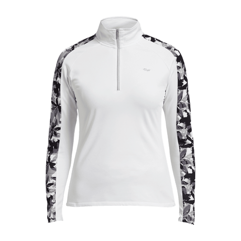 Warming Half Zip Off White