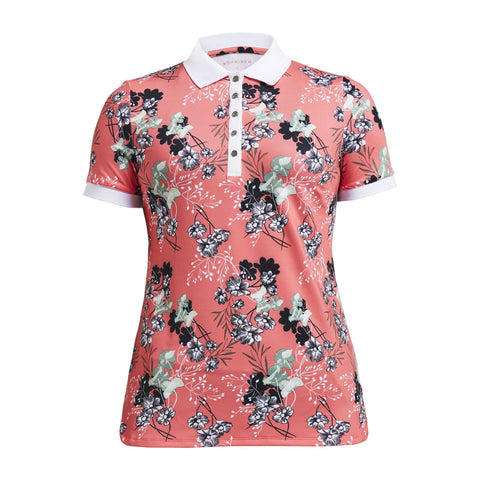 W Element Block SS Polo Hermosa Sugar Coral