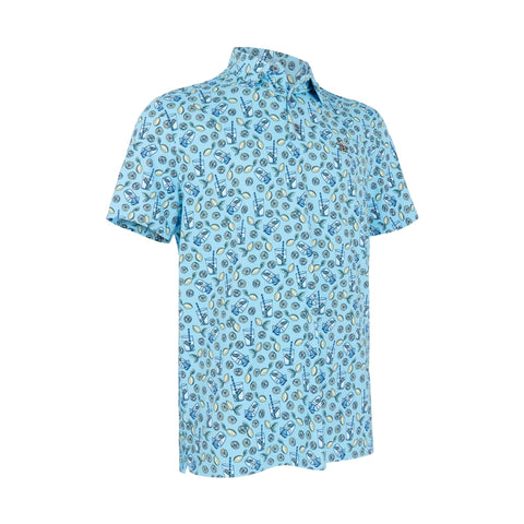 Polo SS All-Over Lemonde Print