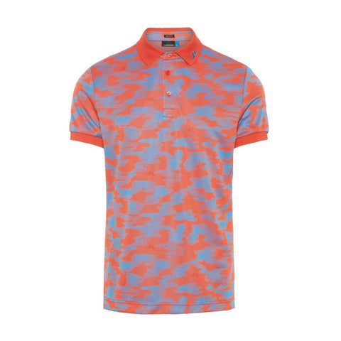 M KV Jacquard Reg Fit-TX Jaqua Polo Camou Red