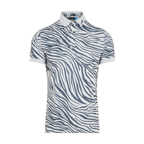 M Tour Tech Print Reg Fit-TX J Polo Zebra Worl Gre