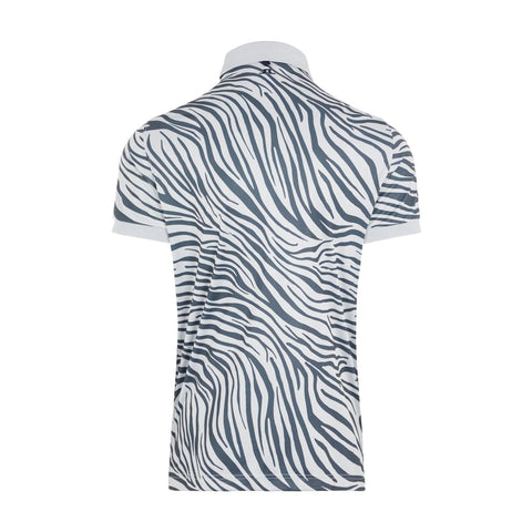 M Tour Tech Print Reg Fit-TX J Polo Zebra Worl Gre