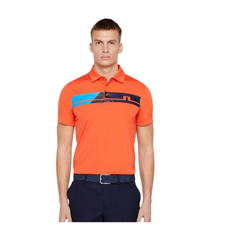 M Clark Reg Fit-TX Jersey Polo Tomato Red