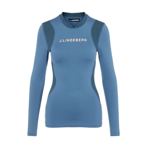 W Layer Zowie Soft Compression Top Langarm Blau