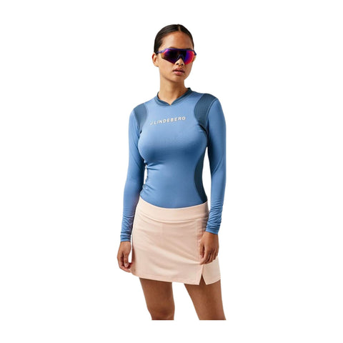 W Layer Zowie Soft Compression Top Langarm Blau
