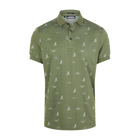 M Glen Regular Fit SS Polo JL Bridge Thyme Green