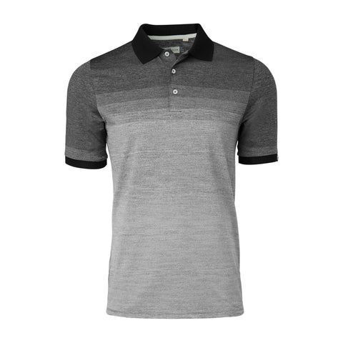 M Melange Fading SS Polo White Melange