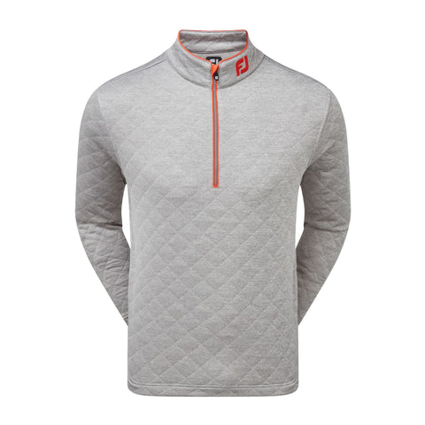 Sweater Diamond Jacquard 1/2 Grau