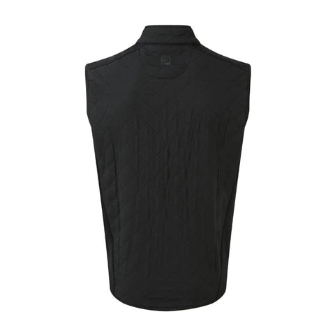 M Fleece Quilted Vest Black