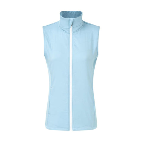 W Gilet Thermal Quilted Blau/Weiß