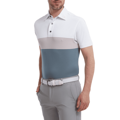 Polo Colour Block Pique