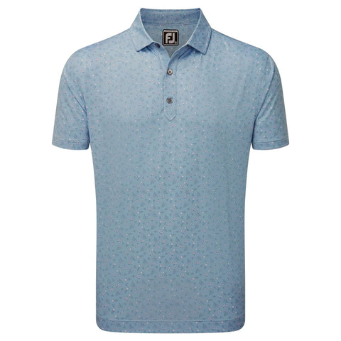 Mini Floral Lisle Golf Polo