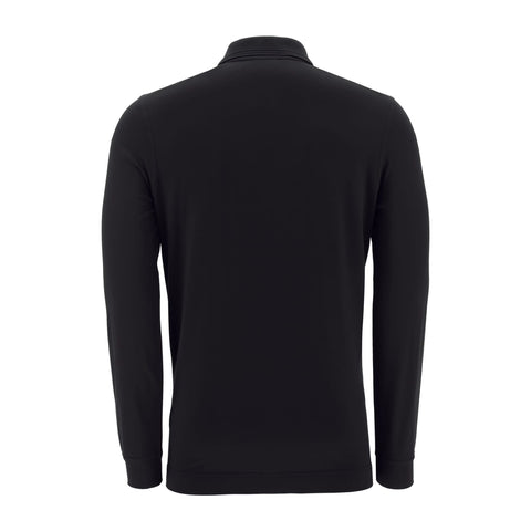 Polo Areala Langarm Schwarz