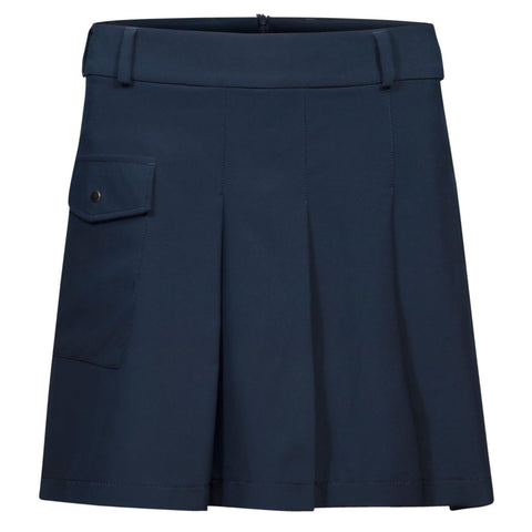 W Skort Pleat Navy