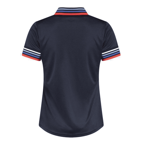 W Polo Stripe Navy
