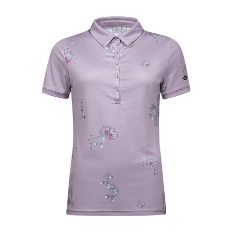 W Sally SS Polo Blossom Flower