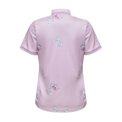 W Sally SS Polo Blossom Flower