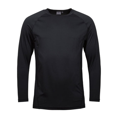 Unisex Top Armour Langarm Schwarz