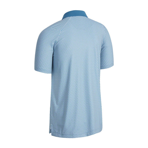 M All Over Chev Grid SS Polo Real Teal