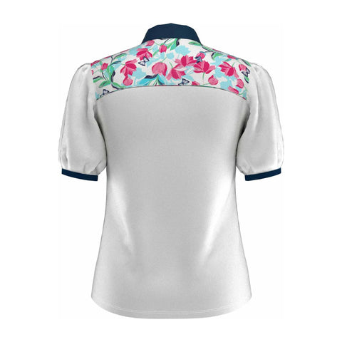 Brushstroke Print SS Polo