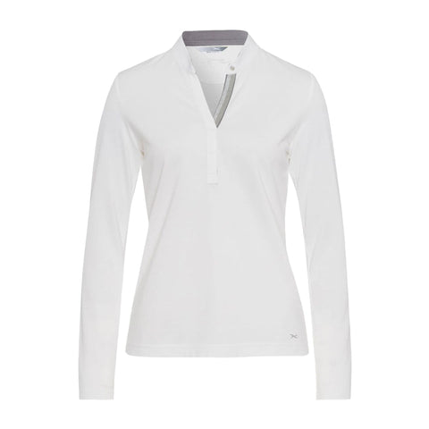 W Tea Livia LS Polo Snow