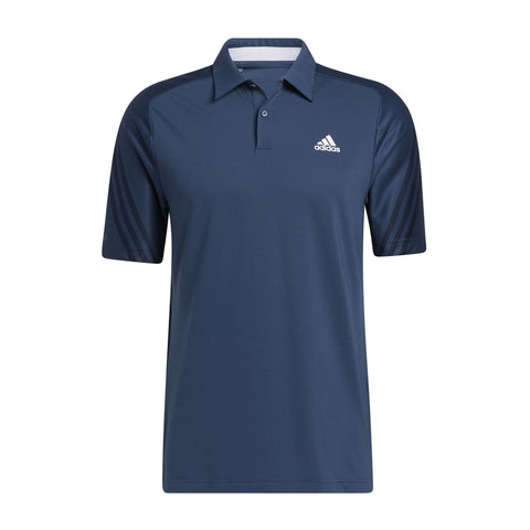 Heat.Rdy 3-Stripe SS Polo Navy