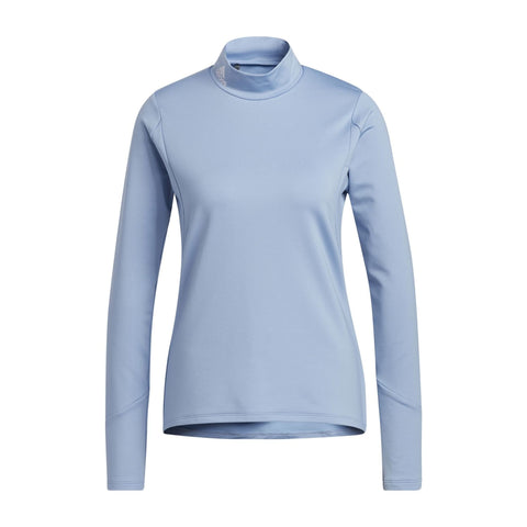W Layer Mock Langarm Hellblau