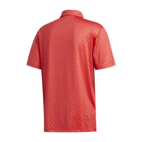 Ultimate365 Badge of Sort Polo Coral/Grey
