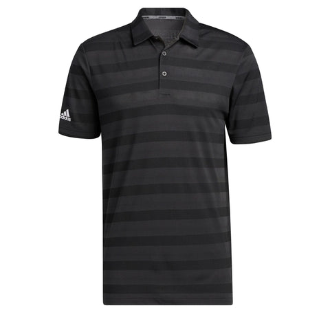 M Polo Two Colour Stripe Schwarz/Grey Six