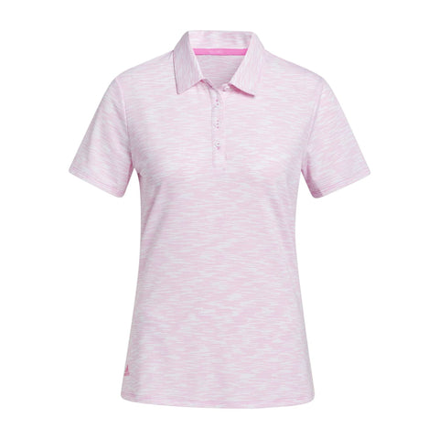 W Spacedye SS Polo Weiß/Pink