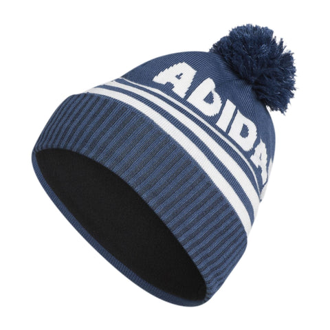 Beanie Font Blau/Weiß